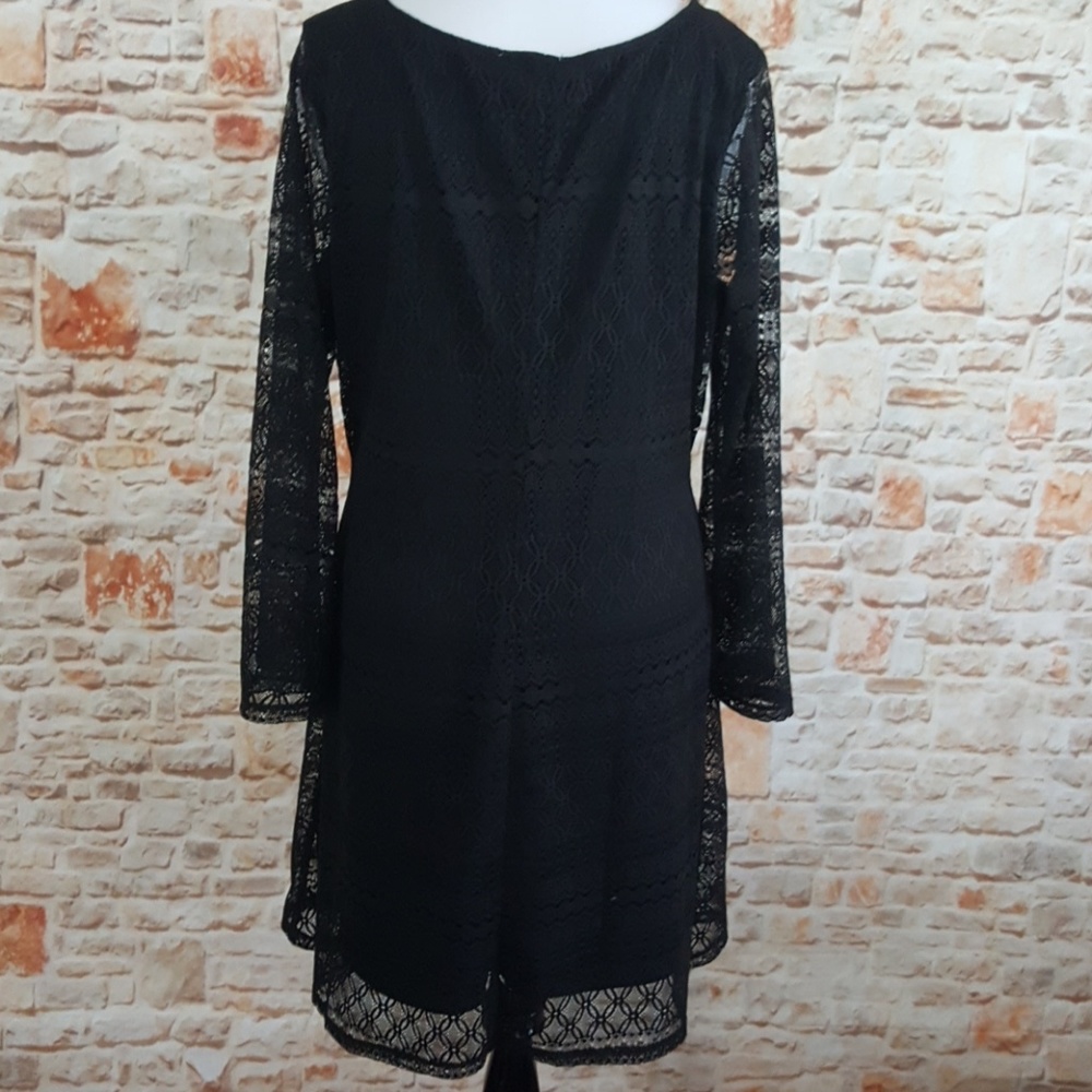 New Love Squared Black Lace (Overlay) Dress - Picture 4 of 6